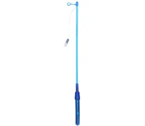 WIKY Leuchtstab für Laternen, blau, 50 cm / Laternenstab / LED-Licht / Batteriebetrieben