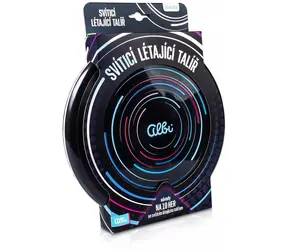 Albi Science Leuchtende Wurfscheibe (Frisbee) / LED-Licht / 26 cm / Batteriebetrieben (CR2016) / ab 8 Jahren