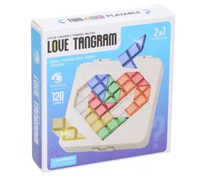 WIKY Herz-Tangram-Puzzle / 120 Level / ab 6 Jahren