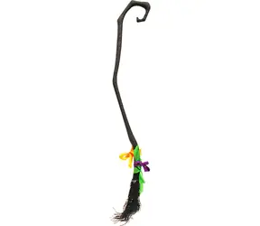 WIKY Karnevalshexenbesen / 130 cm / faltbar / 3-teilig