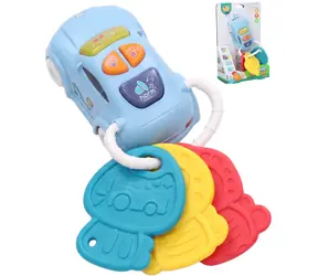 WIKY Auto mit Schlüsseln / Interaktives Spielzeug / Licht und Sound / 2 AAA-Batterien / ab 12 Monaten