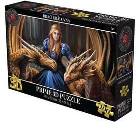Prime 3D-Puzzle Drachenkönigin / 100 Teile / 3D-Effekt / 31 x 23 cm