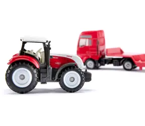 Siku MAN LKW mit Steyr 1764 Zugmaschine / Modell 1:87 / Metall + Kunststoff / Ab 3 Jahren