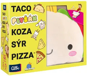 Albi Kartenspiel Taco, Ziege, Käse, Pizza mit Plüschpuppe / Sonderedition / 2-8 Spieler / ab 8 Jahren