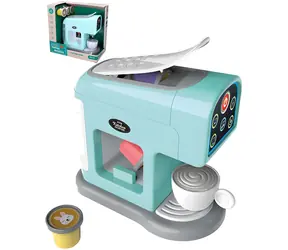 WIKY Filterkaffeemaschine / Kinderspielzeug / mit Licht und Sound / Set mit Tasse und Kapseln / 20 cm