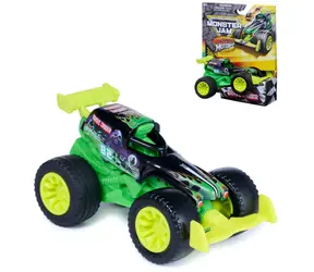 Spin Master Spielzeugauto Monster Jam Motors Grave Digger / Metallkarosserie / Lichteffekte / Batteriebetrieben