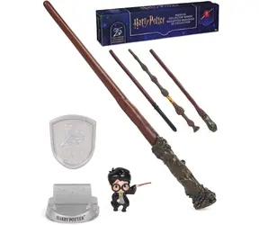 Spin Master Harry Potter Zauberstab - 25 Jahre Magie / Mit Überraschung und Ständer / ab 14 Jahren / 305 mm