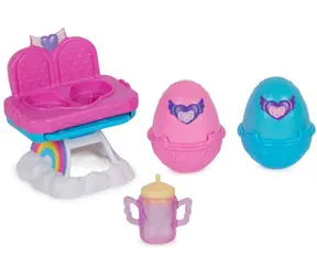 Spin Master Hatchimals Alive Spielset / 2 Tiere mit Hochstuhl / ab 3 Jahren