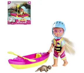 Simba Evička Puppe Evi Love mit Kajak / 12 cm / ab 3 Jahren