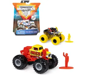 Spin Master Monster Jam Offroad-Spielzeugauto / Maßstab 1:64 / Metall / mit Fahrerfigur / ab 3 Jahren