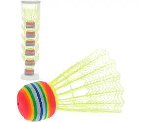 Badmintonkörbe gelb, 6 Stück / Badmintonkörbe / Kunststoff / ab 3 Jahren