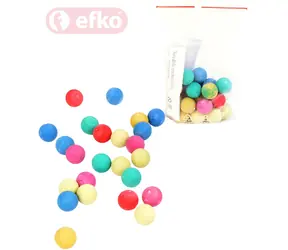 EFKO Unzerbrechliche Pastellkugeln / 20 Stück /  15 mm / Robustes Plastik / ab 3 Jahren