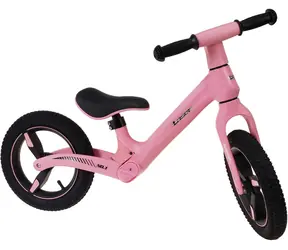 ADAR Laufrad Pink / 12"-Räder / Verstellbarer Sattel / Maximale Belastung 30 kg / Ab 2 Jahren