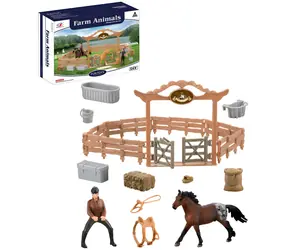 Spielset „Pferdegehege“ mit My Little Farm-Figur / Kunststoff / ab 3 Jahren