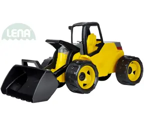 Lena Loader Giga Trucks gelb-schwarz / 75 cm / Kunststoff / ab 2 Jahren