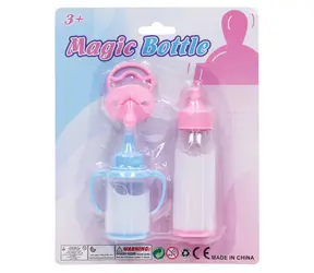 WIKY Zauberflasche mit Schnuller für Puppen, 2 Stück / Puppenzubehör / ab 3 Jahren