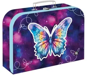 OXYBAG Schmetterlingskoffer / Kinderkoffer / Laminat / 34 × 23 × 10 cm