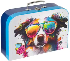 OXYBAG Koffer Hund / Kinderkoffer / Laminat / 34 × 23 × 10 cm