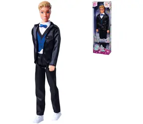 Simba Actionfigur Kevin Charming / Steffi Love / schwarzer Anzug mit Fliege / 30 cm / ab 3 Jahren