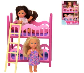 Simba Puppe Evi Love Evička mit Etagenbett / 2-teilig / 12 cm / ab 3 Jahren