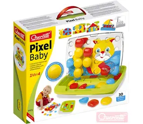 QUERCETTI Mosaic Pixel Baby Junior Reise-/Mosaic-/Große Mützen/Mit Etui/Ab 1,5 Jahren