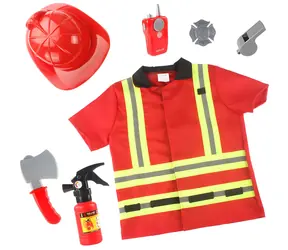 SPARKYS Set für kleine Feuerwehrleute / Feuerwehruniform mit Zubehör / ab 3 Jahren