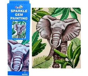 SPARKYS Diamantmalerei Elefant / ab 6 Jahren
