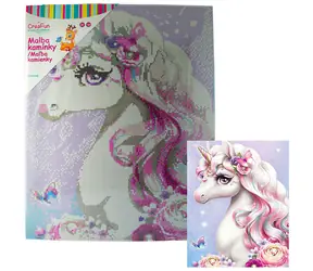 SPARKYS Diamantmalerei Prinzessin Pegasus / Diamantmalerei / 40x50 cm