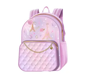 Sparkys Deluxe Paris lila / Kinderrucksack / mit Kette