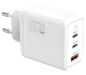 TB Touch 65W GaN weiß / Netzteil / 2x USB-C + USB-A / 65 W / GaN