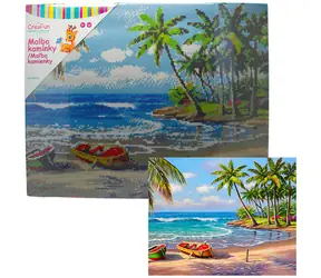 SPARKYS Diamantmalerei Oase / 40x50 cm / ab 6 Jahren