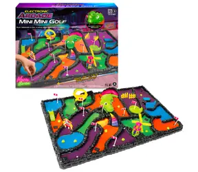 SPARKYS Elektronische Arcade- GOLF Neon / 9 Löcher / 3× AAA-Batterien (nicht im Lieferumfang enthalten)