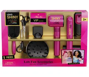SPARKYS Friseur-Set, 9-teilig / Friseur-Spielset / Kunststoff