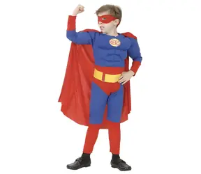Sparkys Superheldenkostüm 130-140 cm / Kostüm / Karneval / Junge / 8-10 Jahre