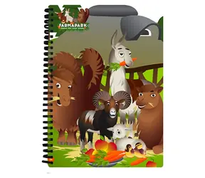 Farmapark Prime 3D Notizbuch Karotte / Notizbuch / 10,5 x 14,5 cm