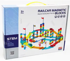 SPARKYS Magnetische Rennstrecke, 240 Teile + Elektroauto / Material: Metall, Kunststoff / ab 3 Jahren