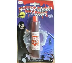 SPARKYS Vampirzähne und Kunstblut / Karnevalsaccessoire