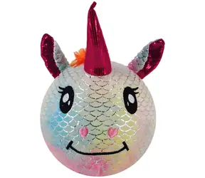 SPARKYS Aufblasbares Plüsch-Regenbogeneinhorn / 23 cm / Polyester