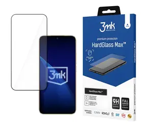 3mk HardGlass Max schwarz für Honor Magic8 Lite / Gehärtetes Glas / 9H / 0,3 mm