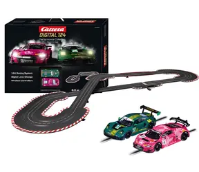 Carrera DIGITAL 124 Reach for Gold Rennstrecke / 2 Autos / Maßstab 1:24 / Streckenlänge 8 m / Funkfernbedienungen / ab 10 Jahren