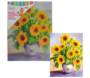 SPARKYS Diamantmalerei Sonnenblume / 30x40 cm