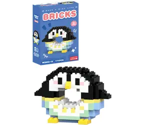 SPARKYS Konstruktionsset Donut-Pinguin / 171 Teile / ab 6 Jahren