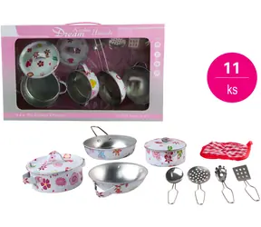 SPARKYS Bedrucktes Blechgeschirr-Set / 11-teilig / ab 3 Jahren