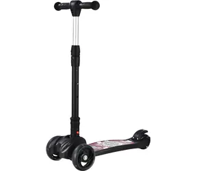 Sparkys Dreiradroller, beleuchtet, schwarz / Roller / LED-Beleuchtung / ab 3 Jahren