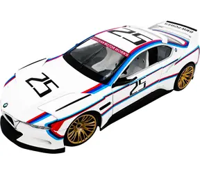 SPARKYS Auto BMW 3.0 CSL Hommage weiß / Maßstab 1:24 / Metall / Licht und Sound