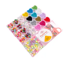 SPARKYS Perlenbox 1 Herz / Kreativset / 26 Fächer / Herzform