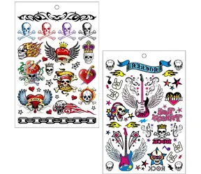 SPARKYS Tattoo-Buch mit über 200 Tattoo-Aufklebern für Jungen
