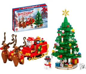 SPARKYS Adventskalender Lele Brother Weihnachtsschlitten und Baum / Anzahl der Teile: 940 / ab 6 Jahren