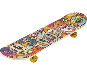 SPARKYS Skateboard Monsters / 31x8" / Ahornholz / Bunte Monster / ab 8 Jahren