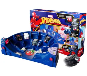 SPARKYS Battle-Spiel BATTLE CUBES Arena / MARVEL Spider-Man / 2 Würfel + 12 Spielsteine / ab 6 Jahren